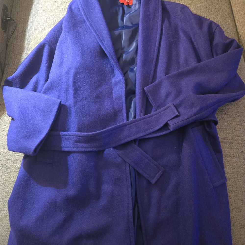 Narciso Rodriguez Deep Blue Coat